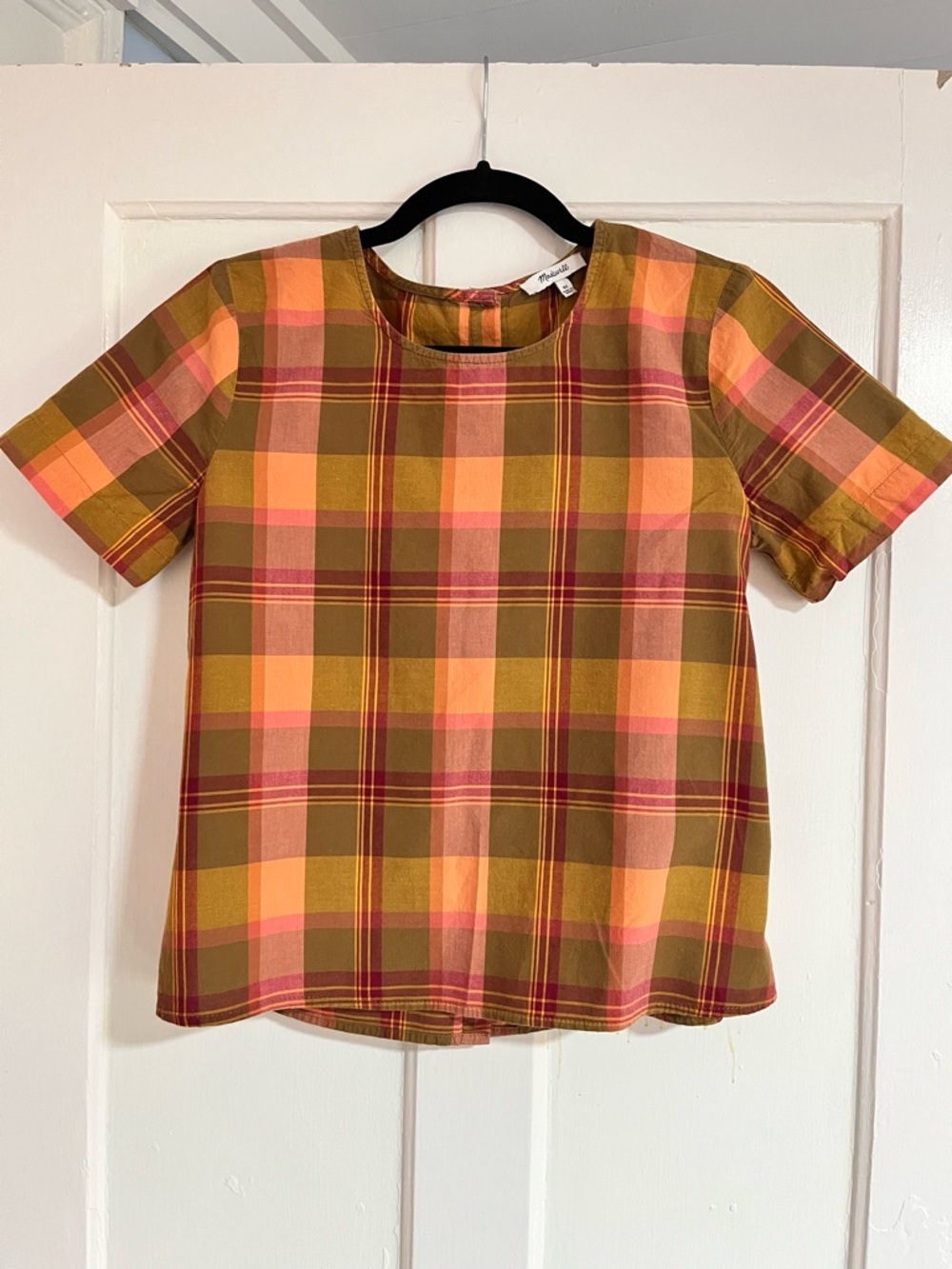 Madewell Plaid Blouse